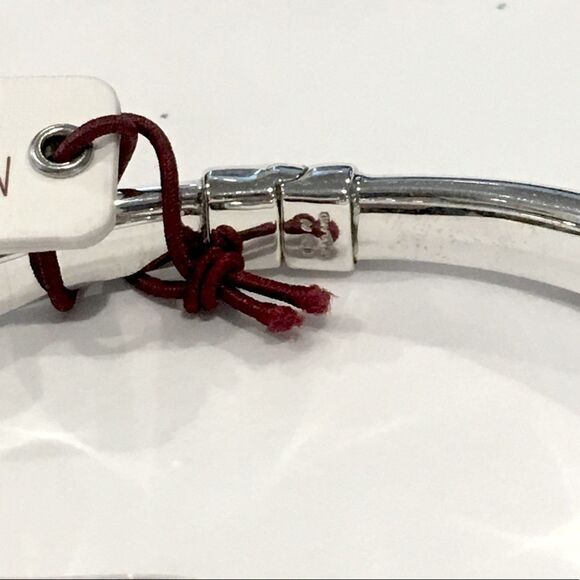 NWT Sterling Silver Hinged Bypass Wrap Bracelet - Picture 4 of 10